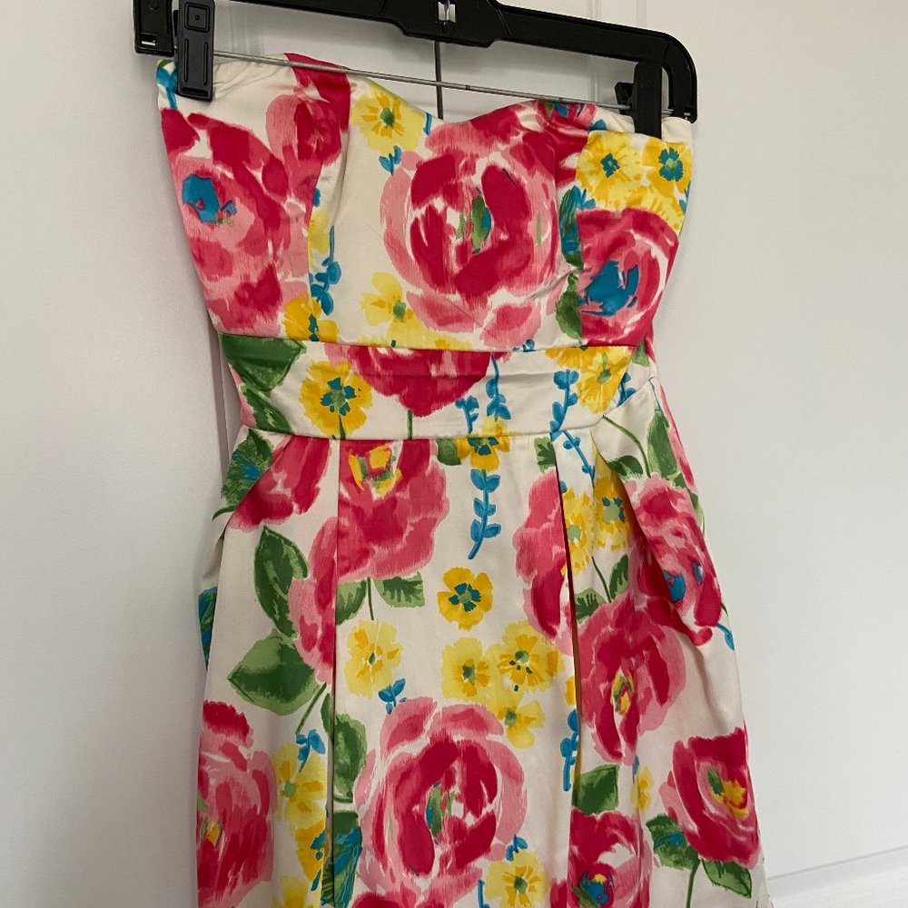 Strapless Forever 21 Floral Dress